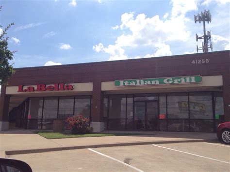 la bella italian grill garland|labella restaurant garland.